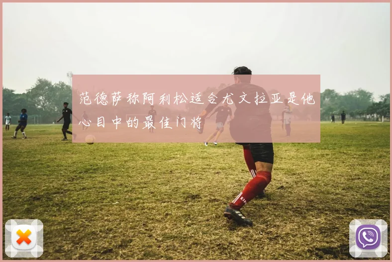 范德萨称阿利松适合尤文拉亚是他心目中的最佳门将